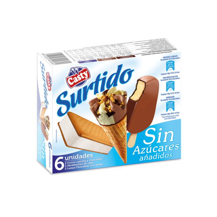 SURTIDO SIN AZUCAR "CASTY" 5X6UND