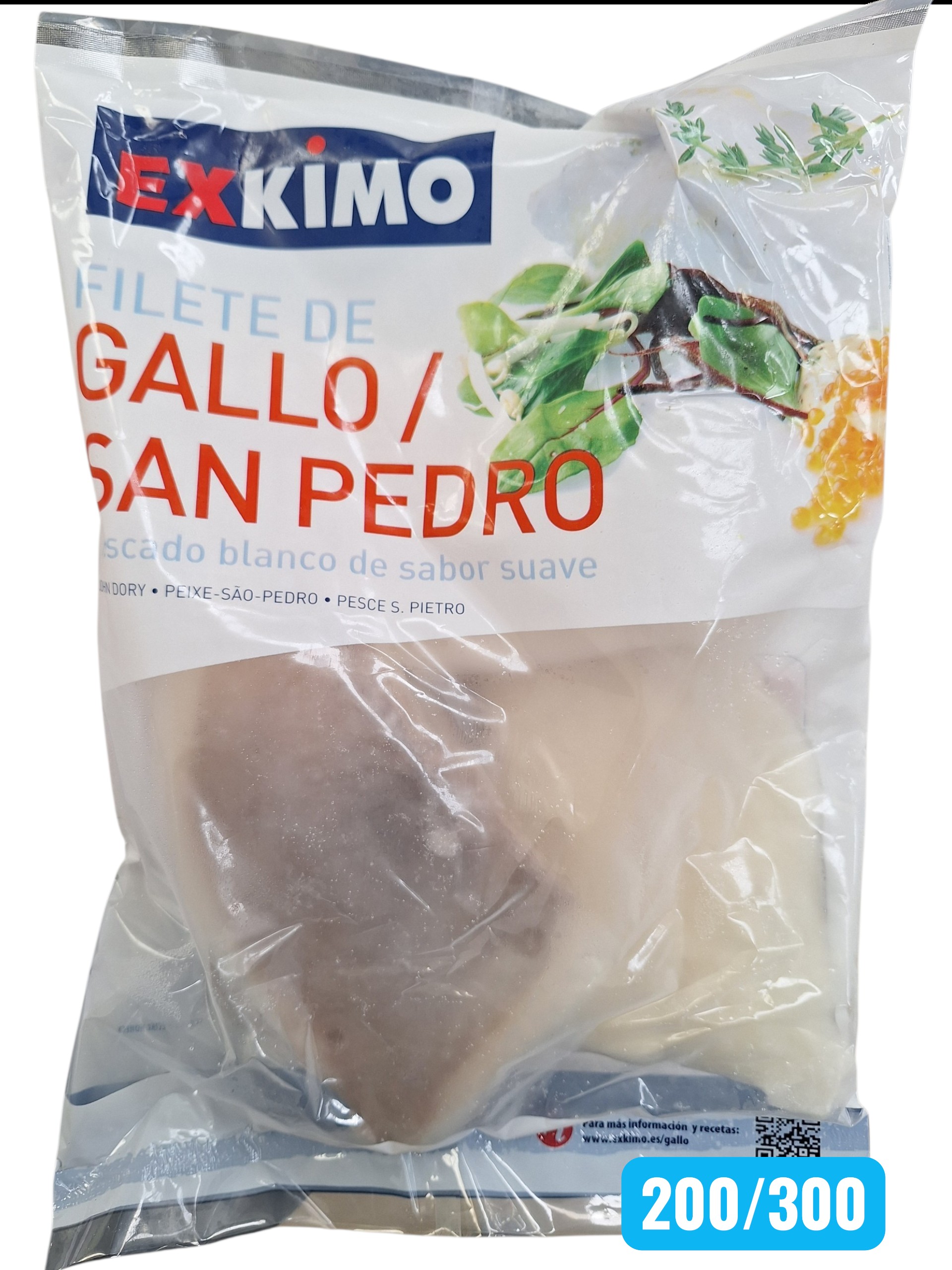 GALLO FILETE EXKIMO 200/300 5*1 KG