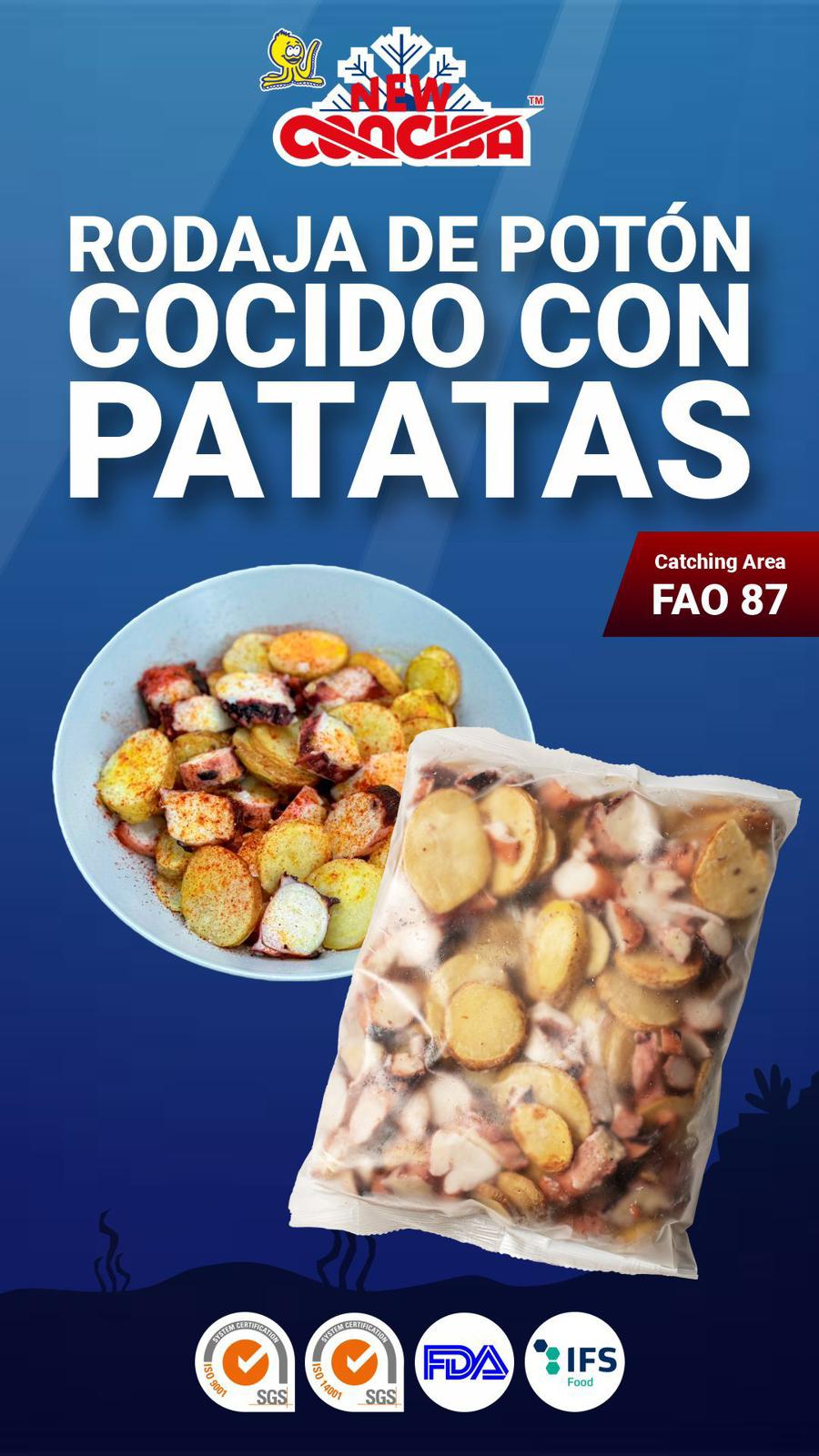 PATATA C/PULPO CONCISA 12X500GR