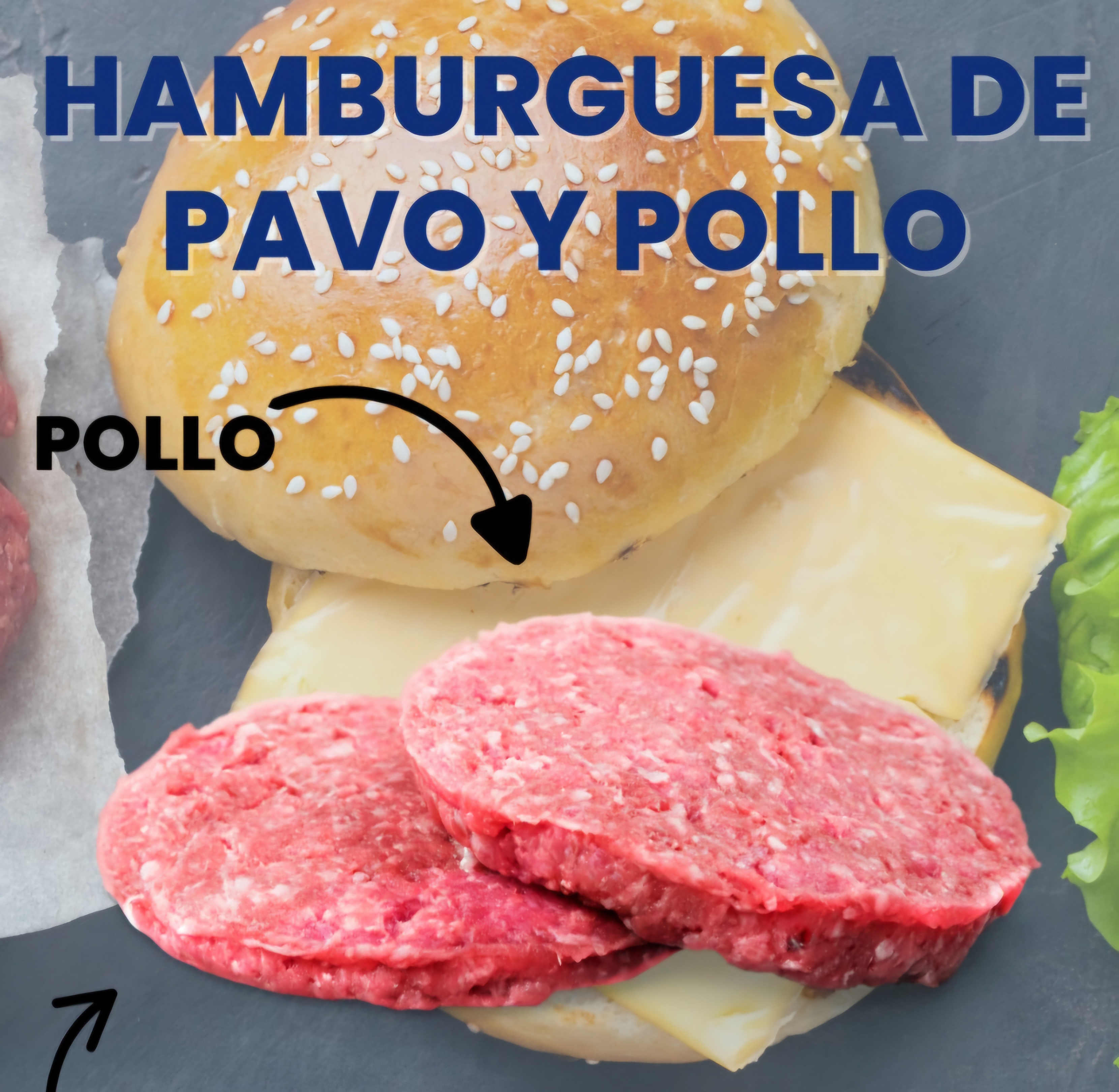 HAMB. PAVO/POLLO AVISERRANO 5X1.5KG