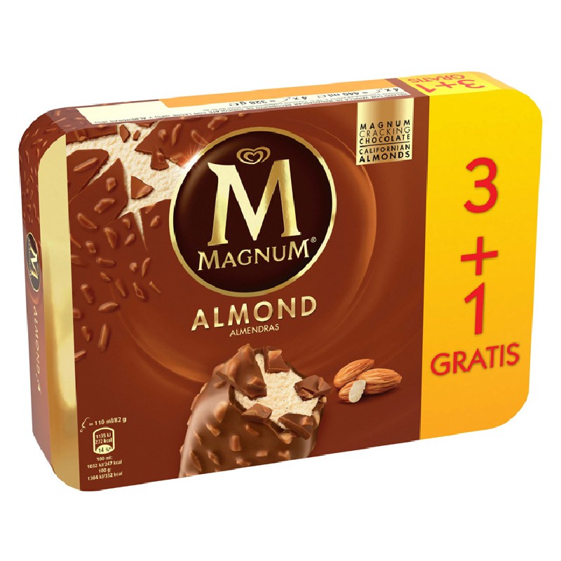FRIGO MAGNUM ALMENDRADO 3+1UNID