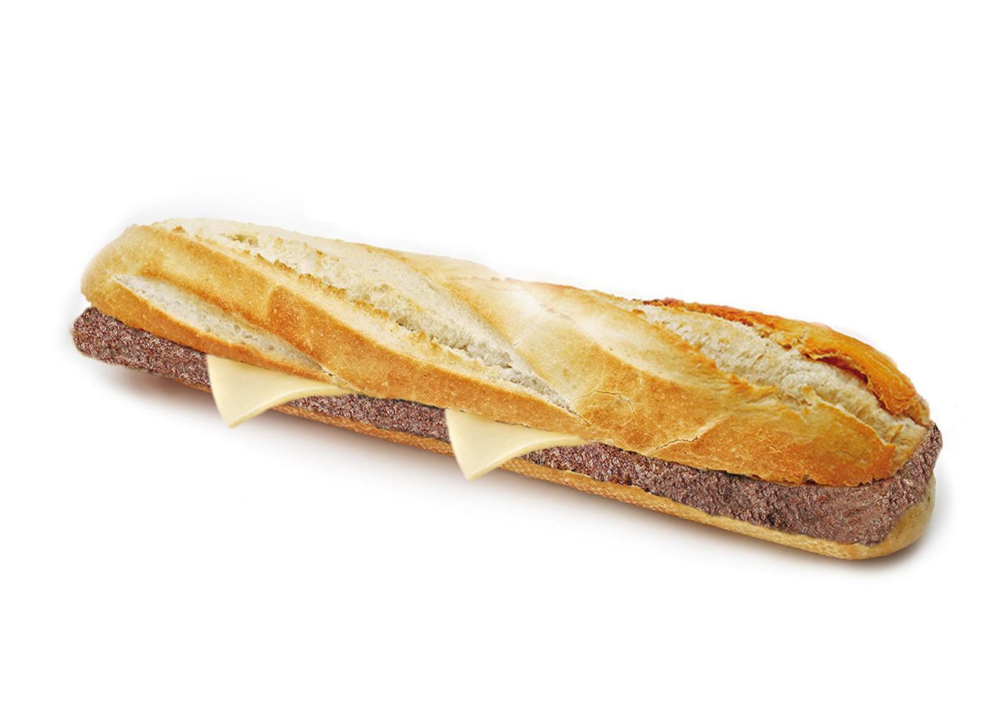 BIG BAGUETTE CHEESE-BURGER