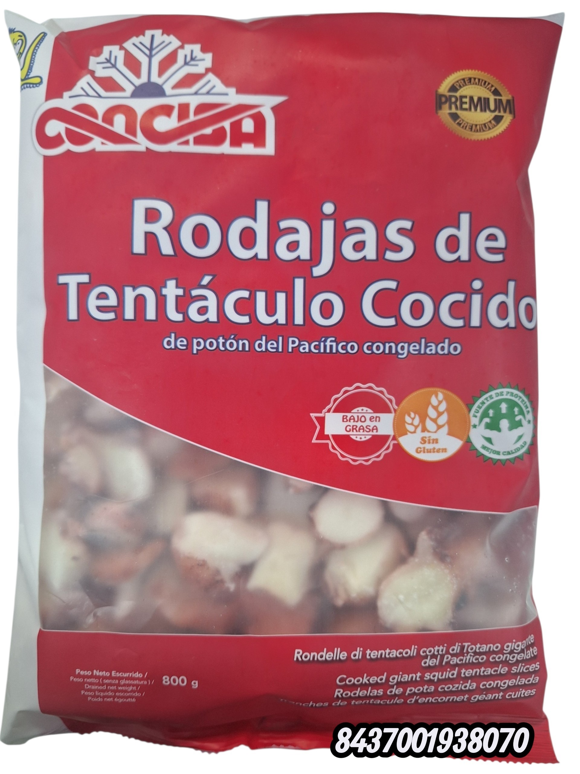 RDJA DE TENTACULO COCIDO 6X1 PREMIUM