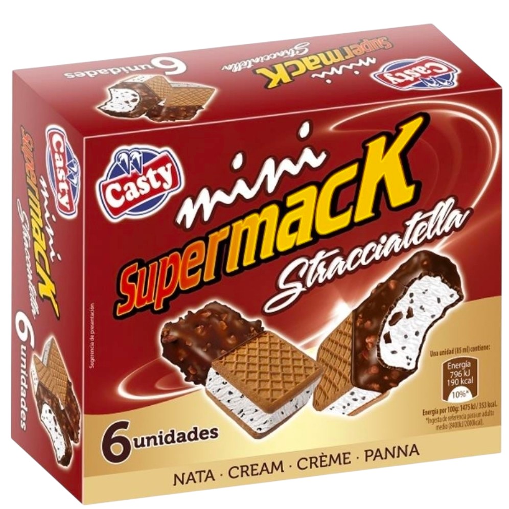 MINI SUPERMACK STRACCIATELLA "CASTY" 6X6UND