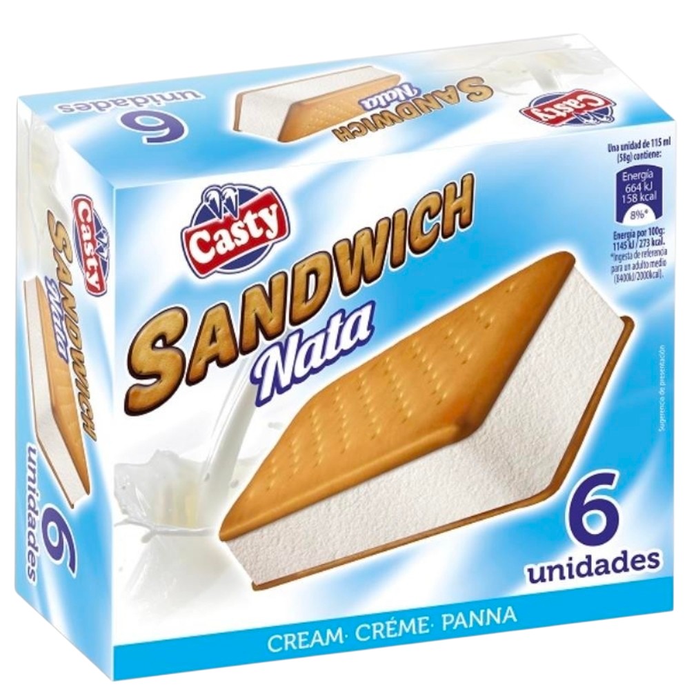 SANDWICH NATA "CASTY" 6X6UND