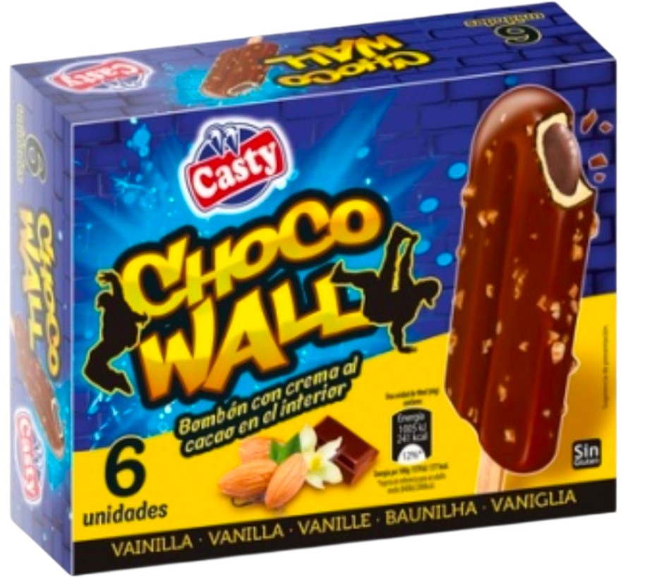 CHOCO WALL BOMBON "CASTY"5X6UND