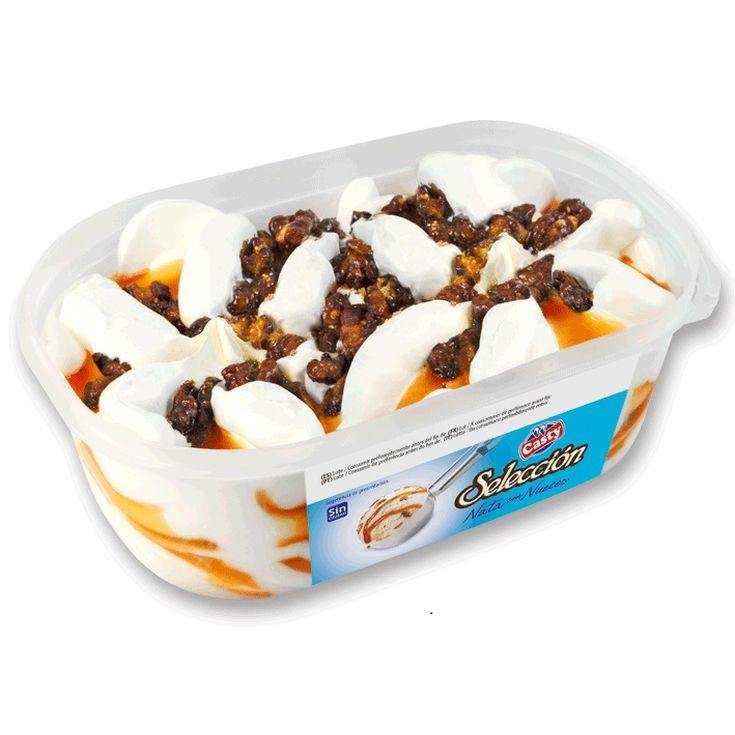 TARRINA NATA/NUECES "CASTY" 6X900ML