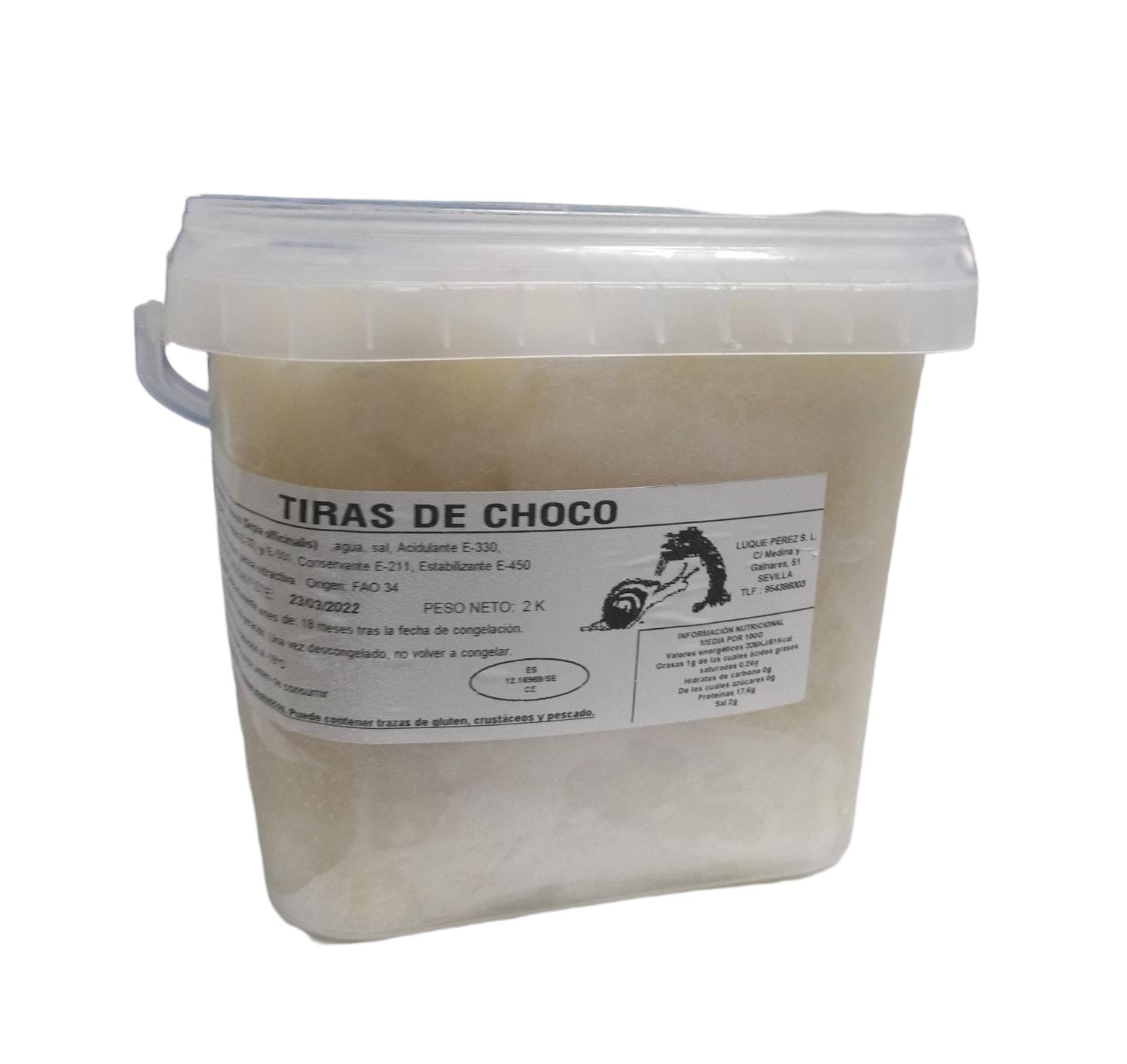 CHOCO TIRAS "C/MARRON" 6X2KG