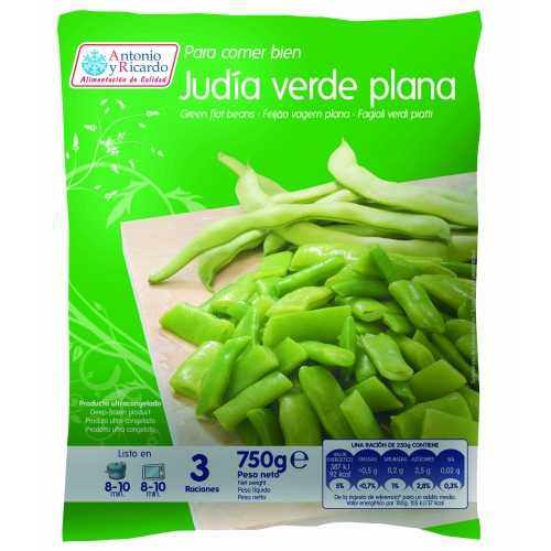 JUDIA VERDE PLANA AYR 12X750GR
