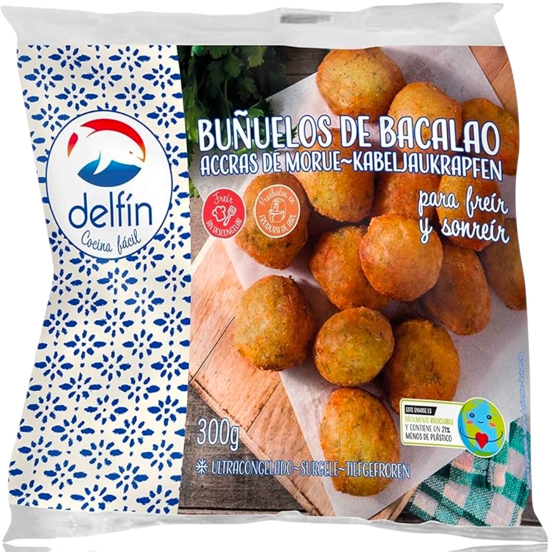 BUÑUELOS BACALAO "DELFIN" 8X300GR