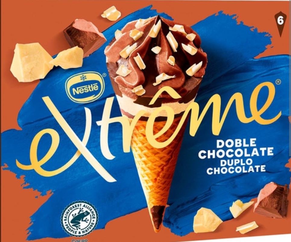 NESTLE CONO EXTREM  DOBLE CHOCO 6X6UN