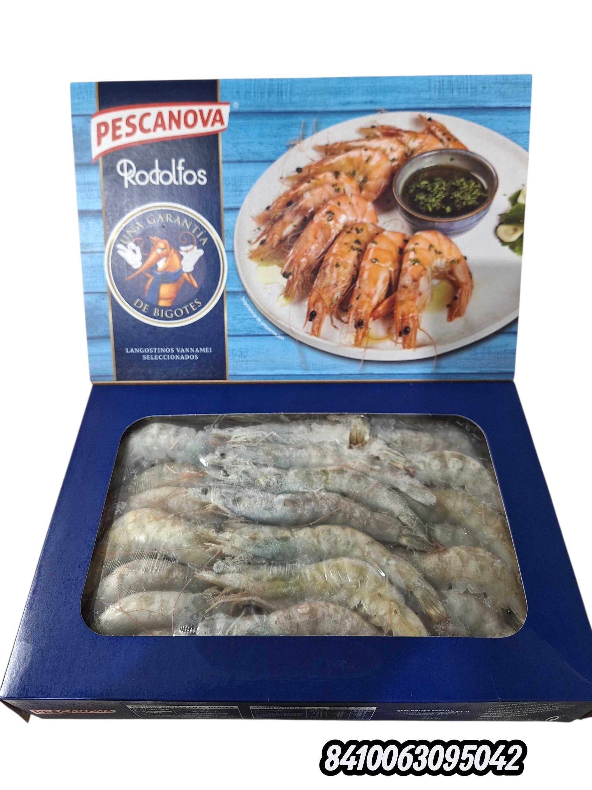 LANGOSTINO ENTERO CRUDO 30/40 PESCANOVA 6X2KG